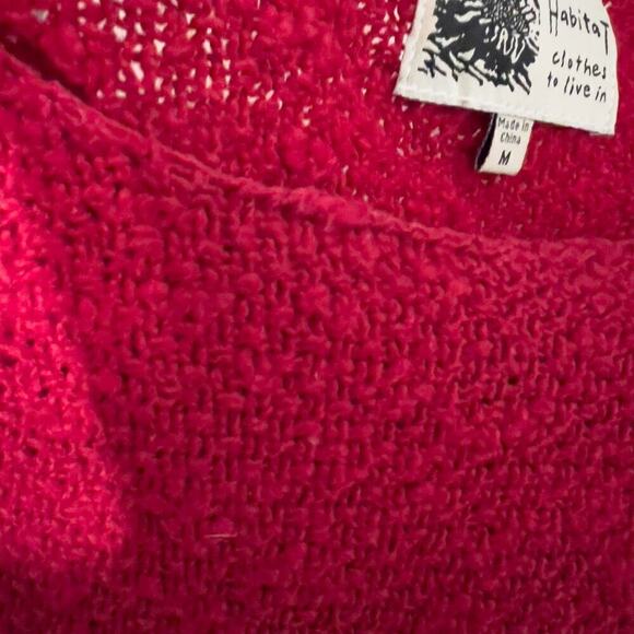 Habitat Clothes To Live In Sweater Knit Relaxed Fit Medium Textured Cotton - Picture 6 of 6